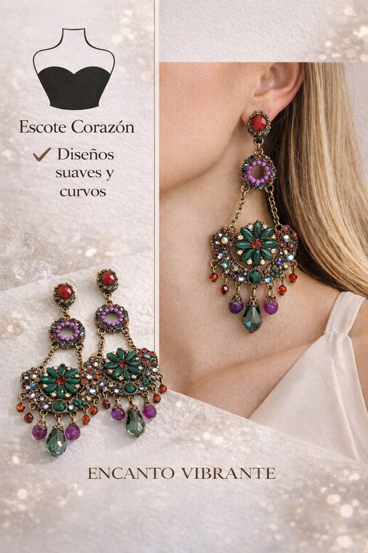 Aretes Encanto Vibrante✨ estilo bohemio