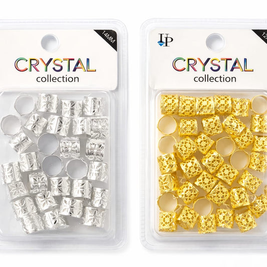 Paquete de anillos de aluminio para trenzas
