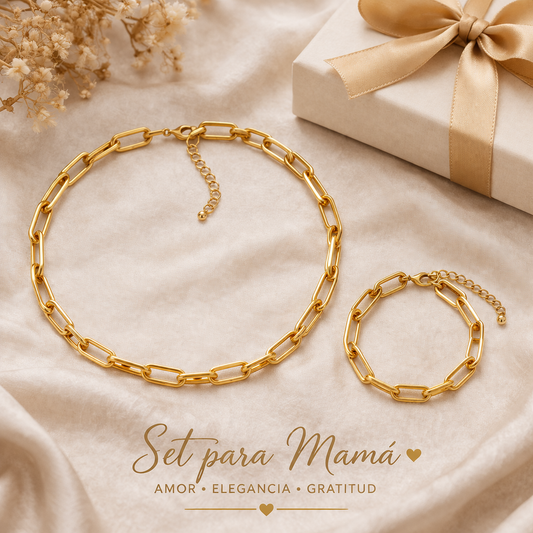 Set Cadena Dorada 💖