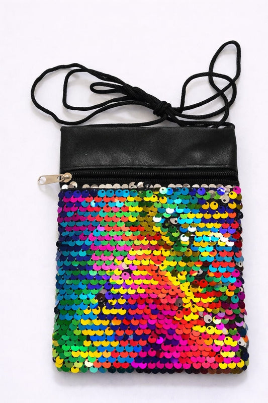 Carteras pequeñas de lentejuelas reversibles