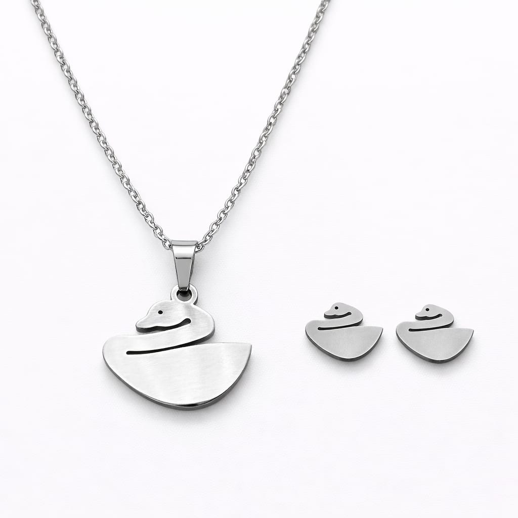 Set de prenda con diseño de Cisne