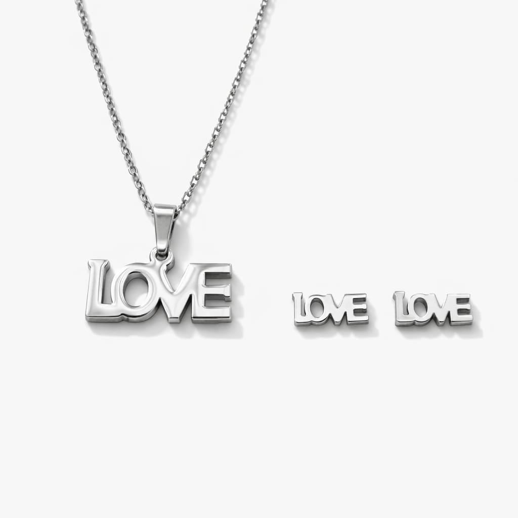 Set de prenda con diseño LOVE