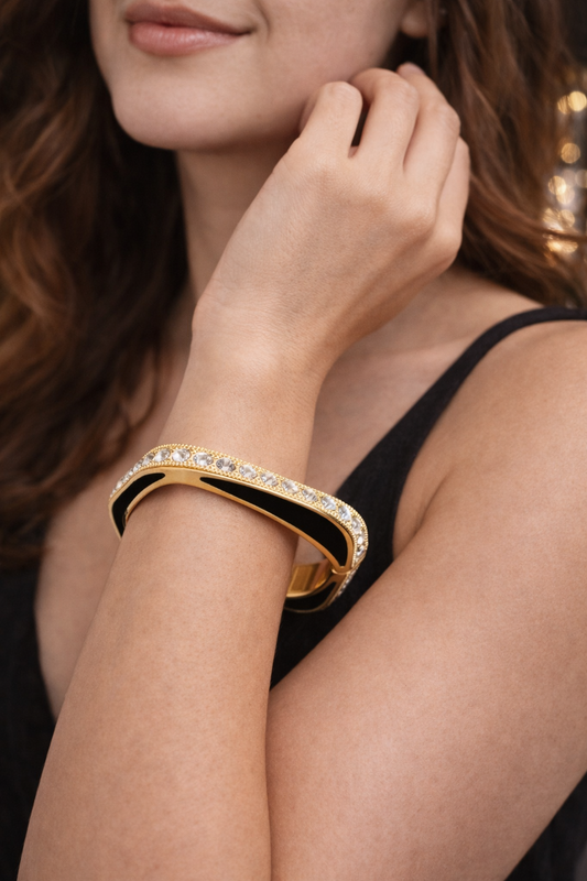 Pulsera Noir Glam✨