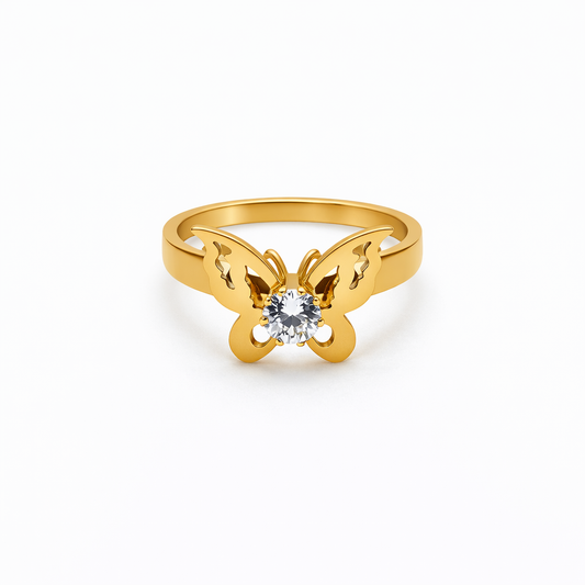 Sortija Mariposa Celestial✨ – Acero Inoxidable