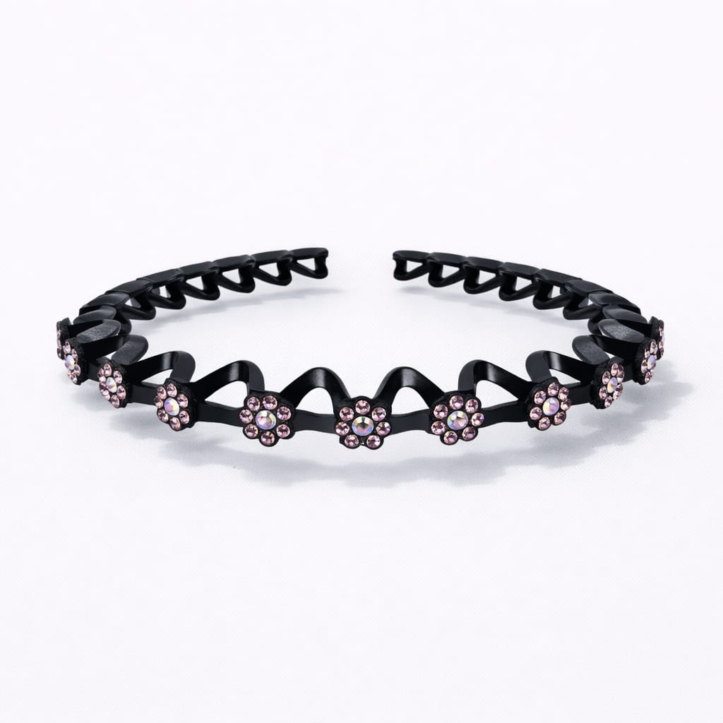 Diadema ondulada con dientes