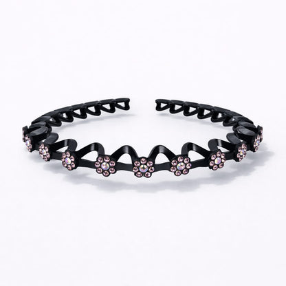Diadema ondulada con dientes