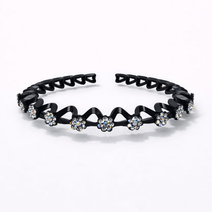 Diadema ondulada con dientes