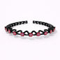 Diadema ondulada con dientes