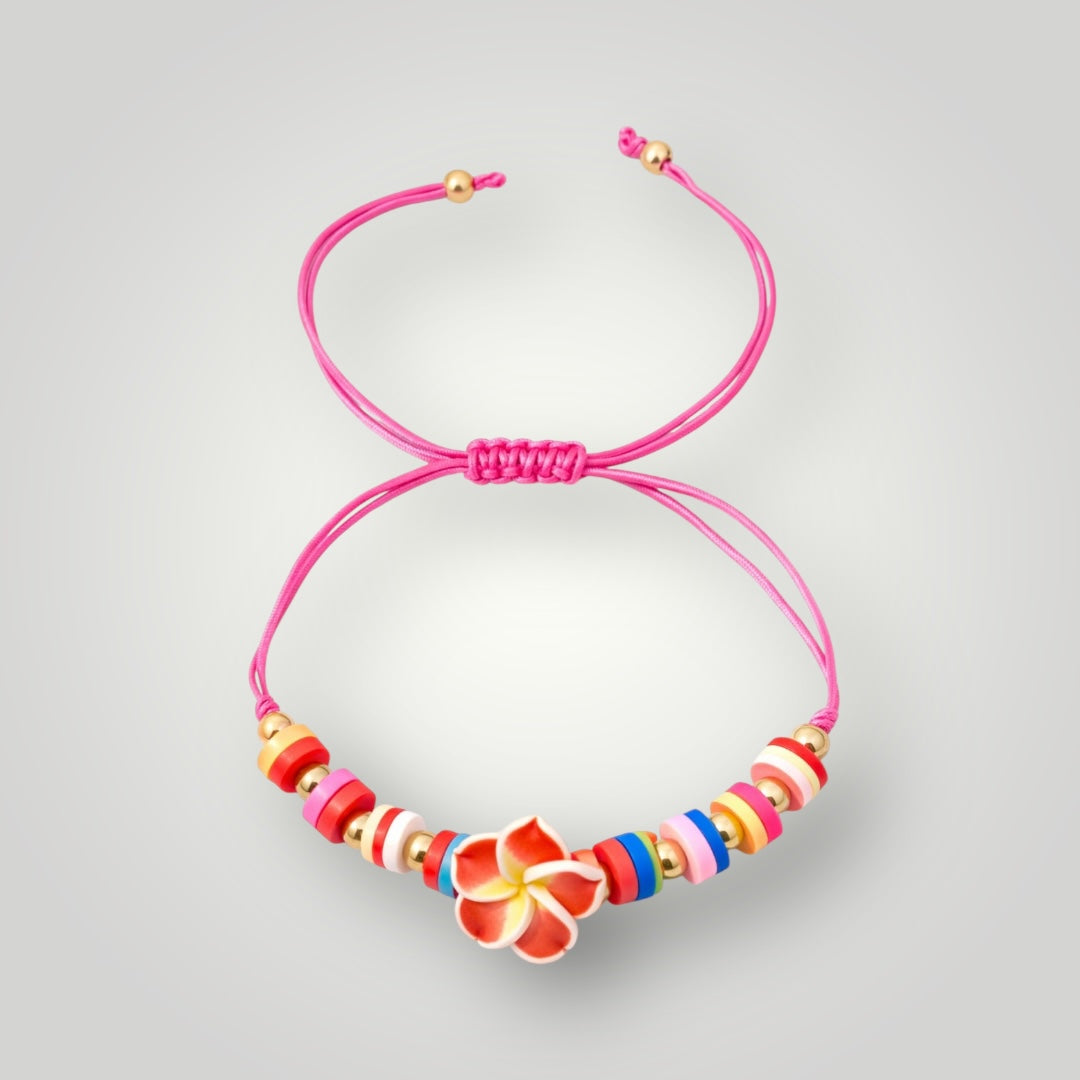 Pulseras Flora Multicolor Ajustable