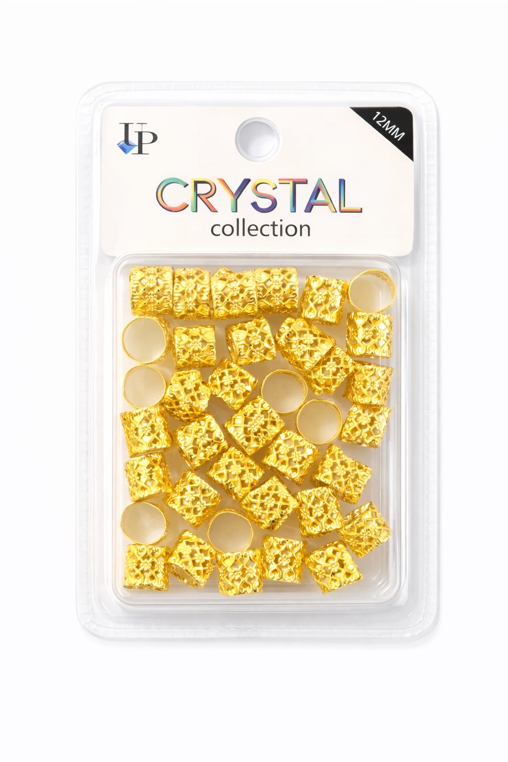 Paquete de anillos de aluminio para trenzas