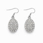 Aretes colgantes con cristales