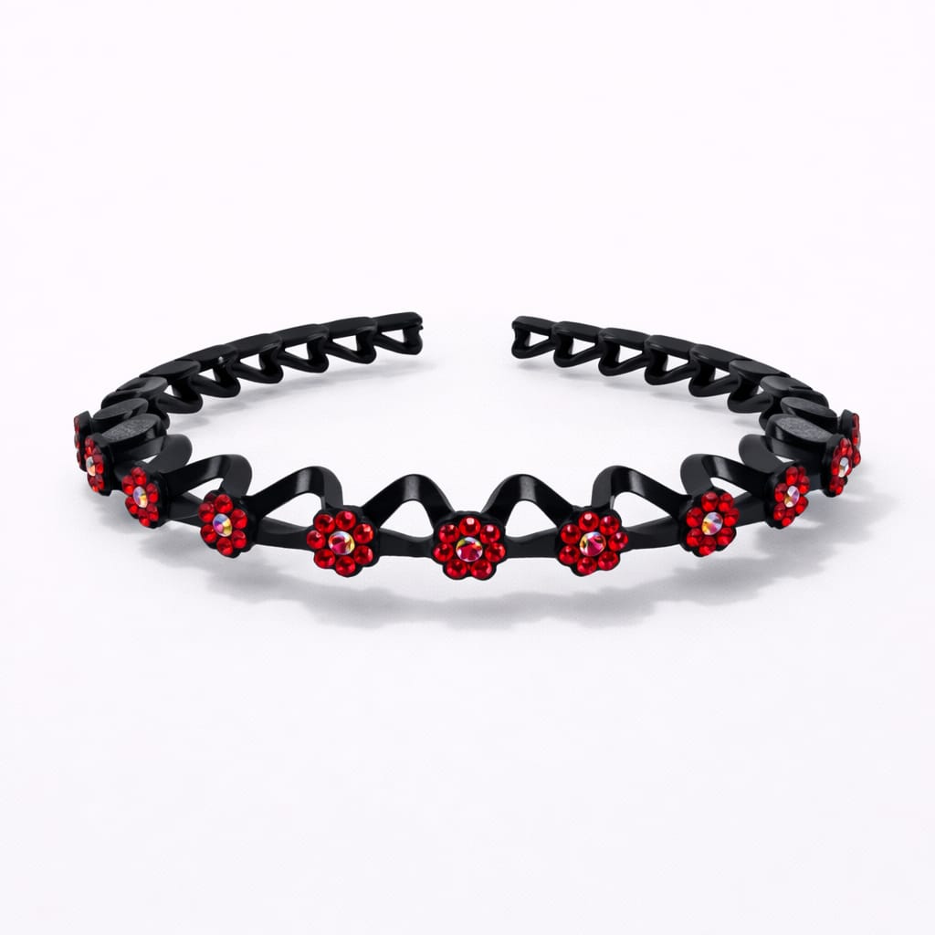 Diadema ondulada con dientes