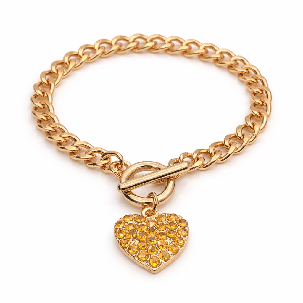 Pulsera Guess In My Heart T-Bar Blk