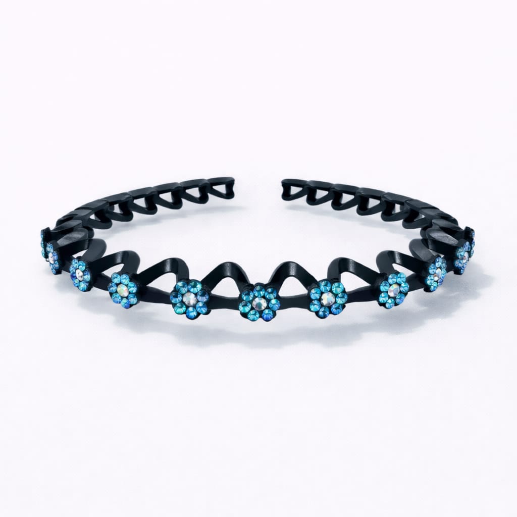 Diadema ondulada con dientes