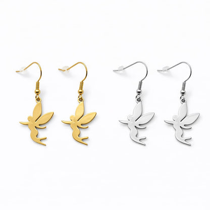 Pendientes colgantes de hada (Campanilla)