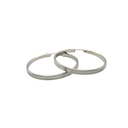 Argollas en Stainless Steel - Medianas con diseño
