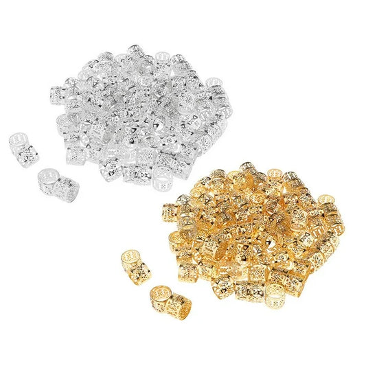 Paquete de anillos de aluminio para trenzas