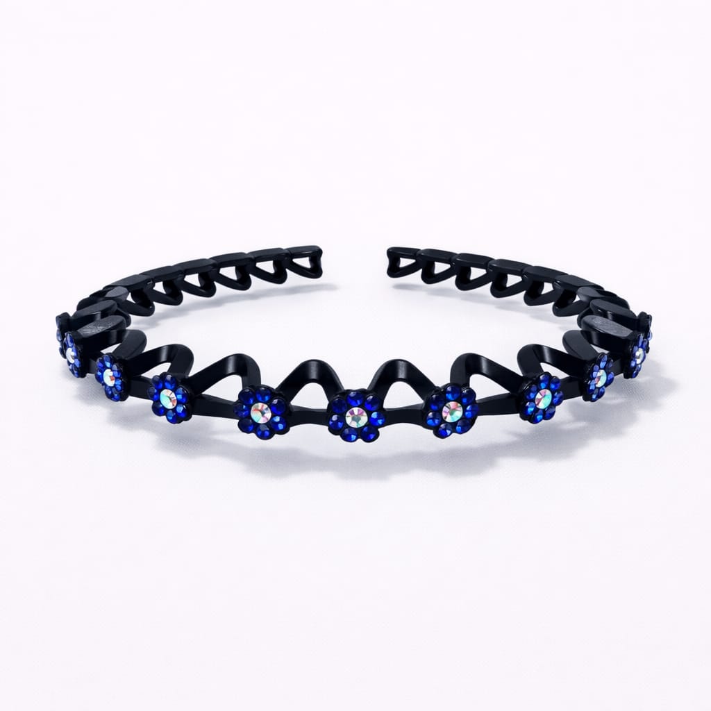 Diadema ondulada con dientes