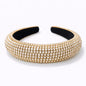 Diadema Acolchada con Diamantes de Imitación – Elegancia y Comodidad