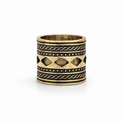 Anillos de banda ancha diseños tribales