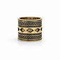 Anillos de banda ancha diseños tribales