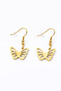 Pendientes colgantes de mariposa