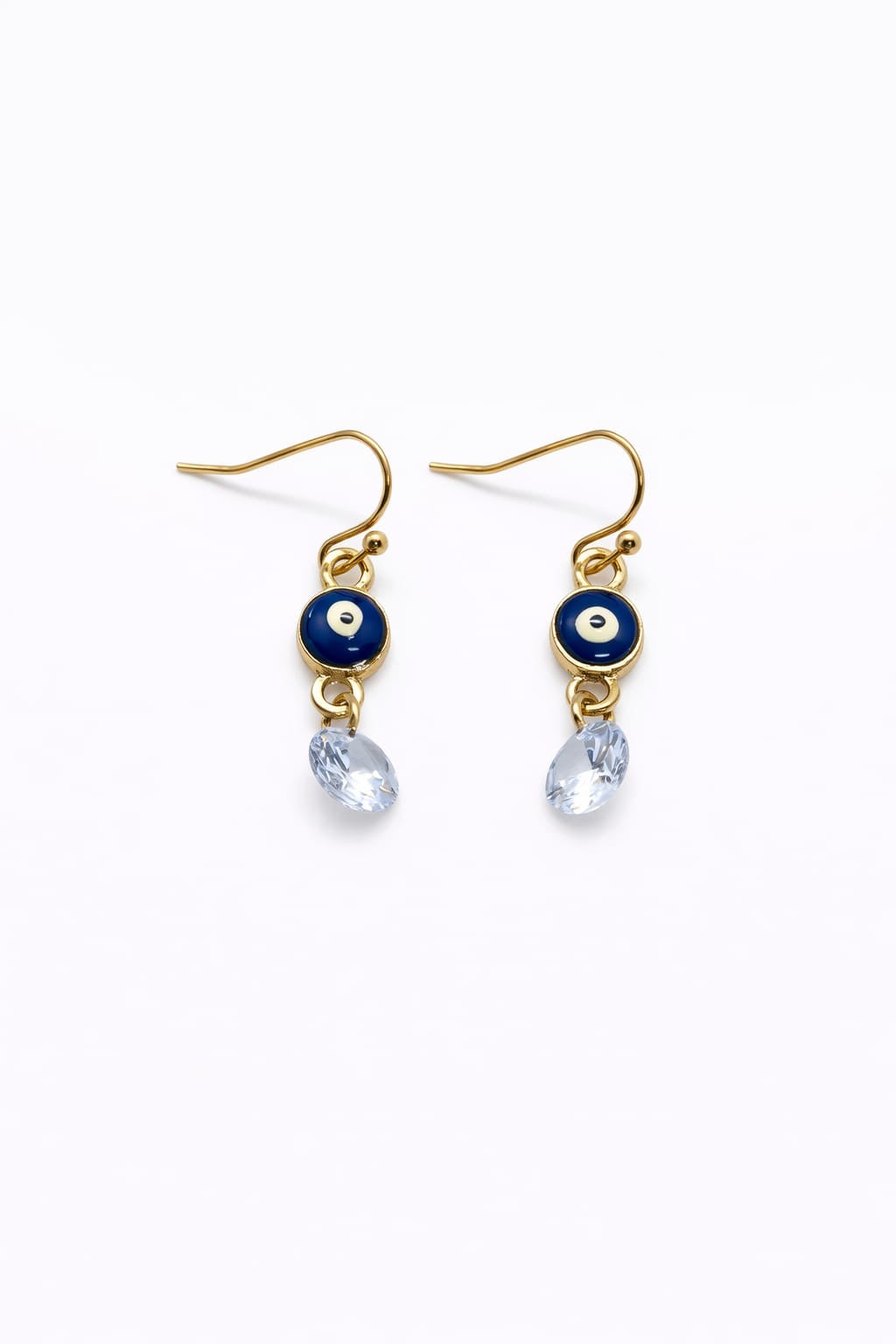 Aretes Ojo Protector – Acabado Dorado