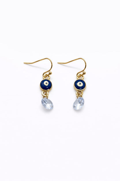 Aretes Ojo Protector – Acabado Dorado