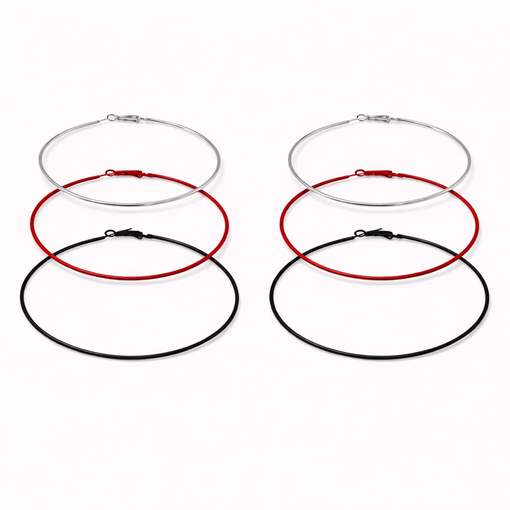 Set de Argollas de 3 colores