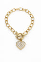 Pulsera Guess In My Heart T-Bar