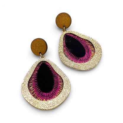 Pendientes Noche Fuscia ✨
