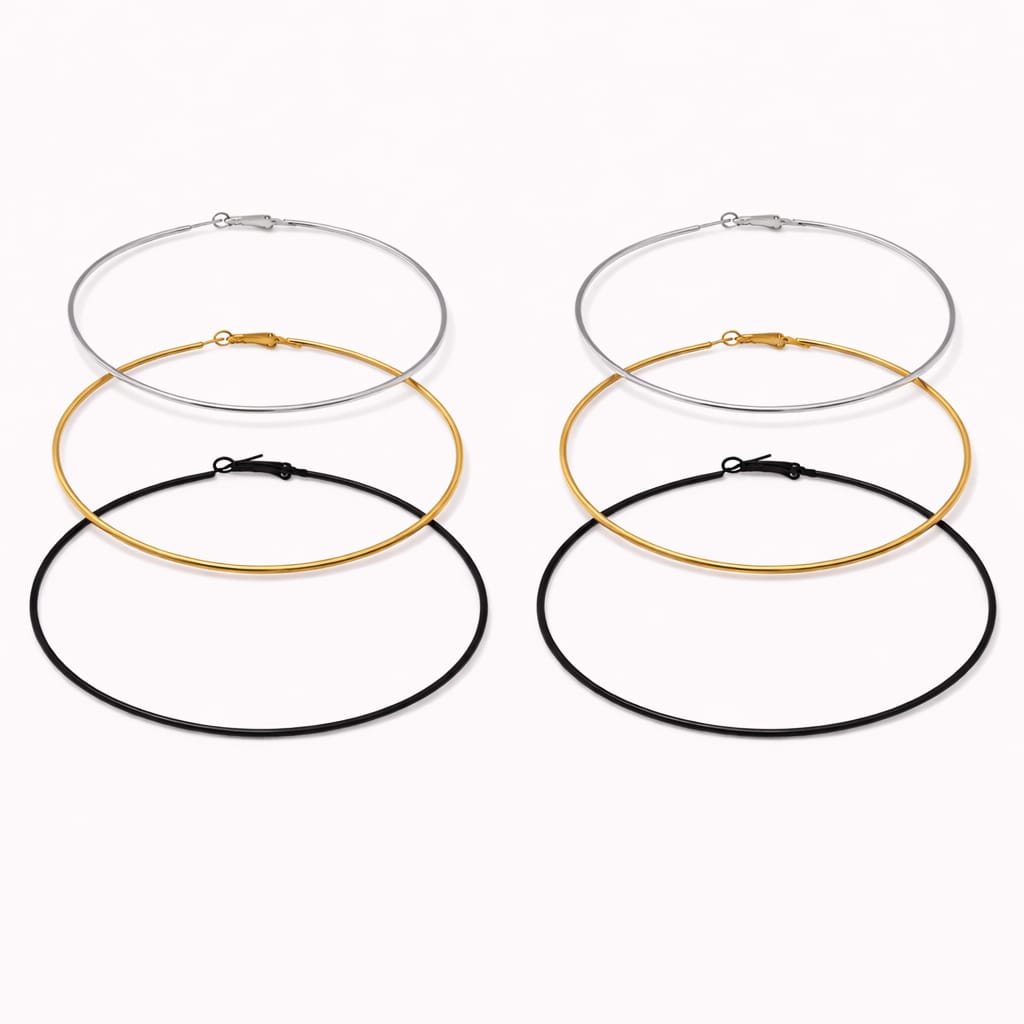 Set de Argollas de 3 colores