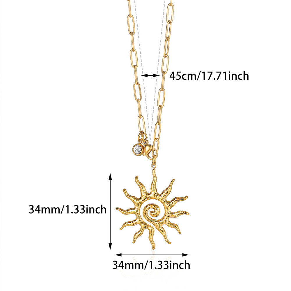 Collar Sol Dorado Encanto✨