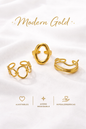 Tríos Ajustable Dorados✨