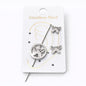 Aretes exótico Mariposa en acero inoxidable