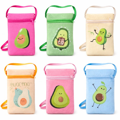 Cartera pequeña con diseño de avocado