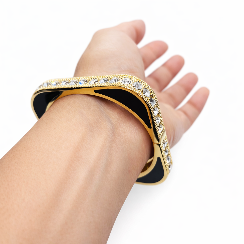 Pulsera Noir Glam✨