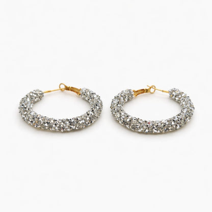 Pendientes Aro Grueso con superficie brillante