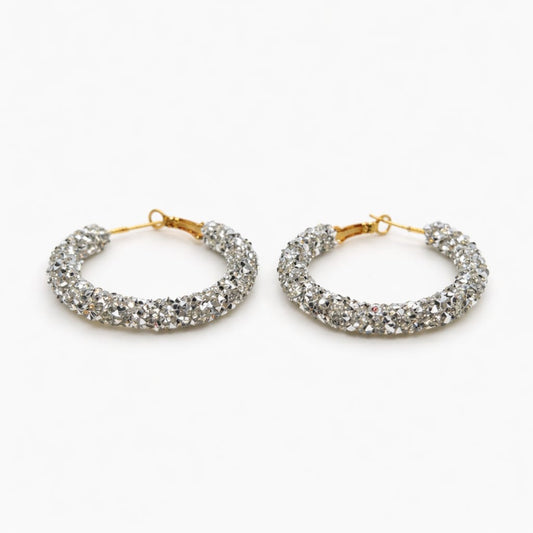 Pendientes Aro Grueso con superficie brillante