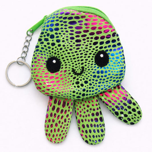 Monederos/Llaveros de pulpo reversibles