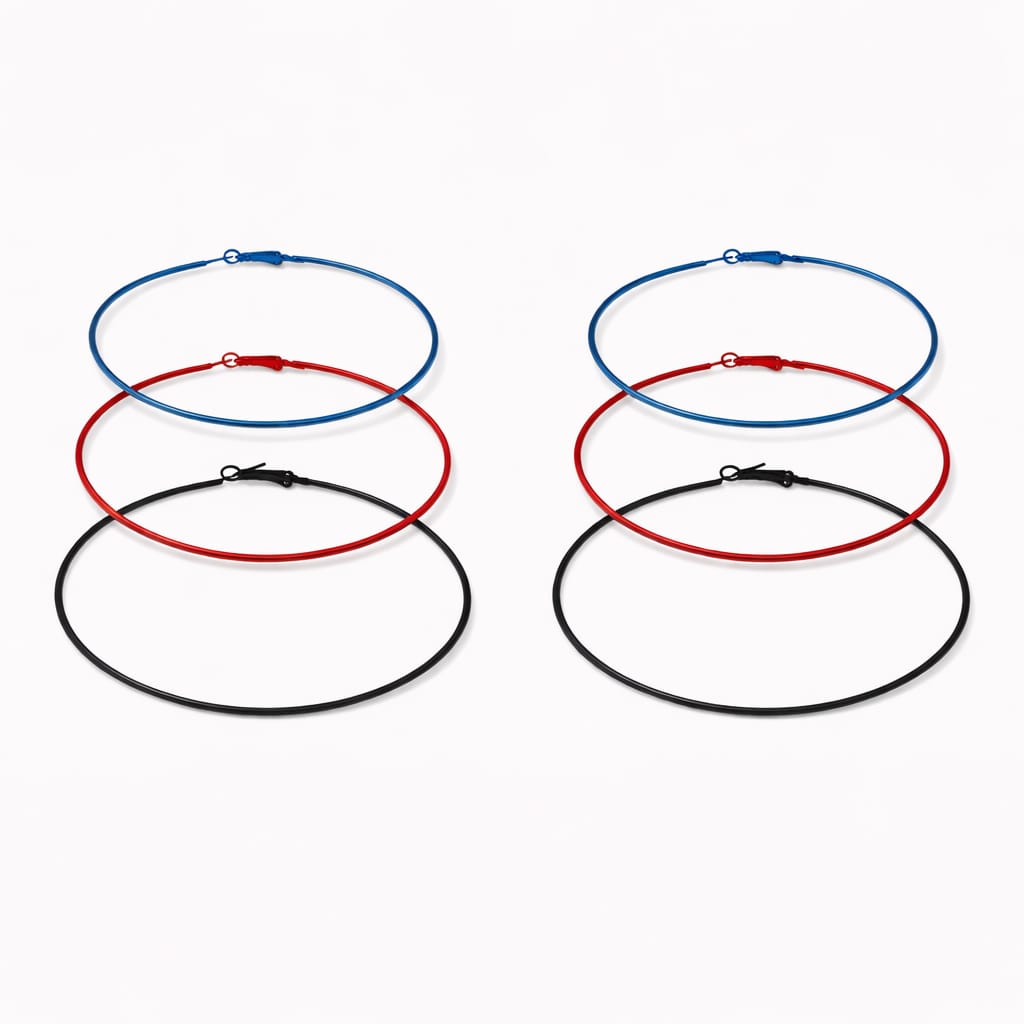 Set de Argollas de 3 colores