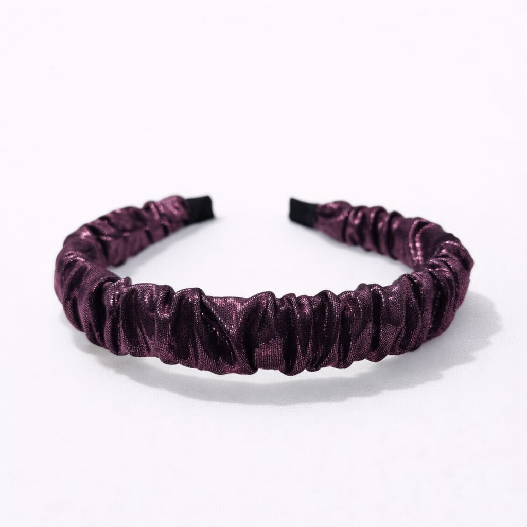 Diadema estilo scrunchie fruncida