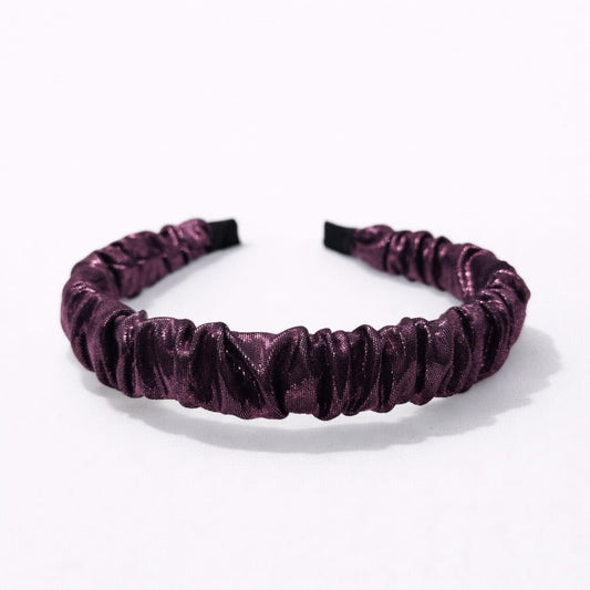 Diadema estilo scrunchie fruncida