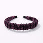 Diadema estilo scrunchie fruncida
