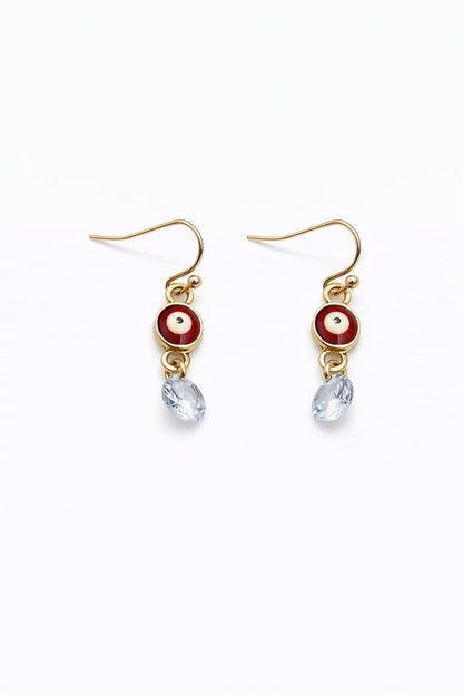 Aretes Ojo Protector – Acabado Dorado