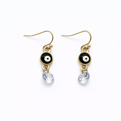 Aretes Ojo Protector – Acabado Dorado