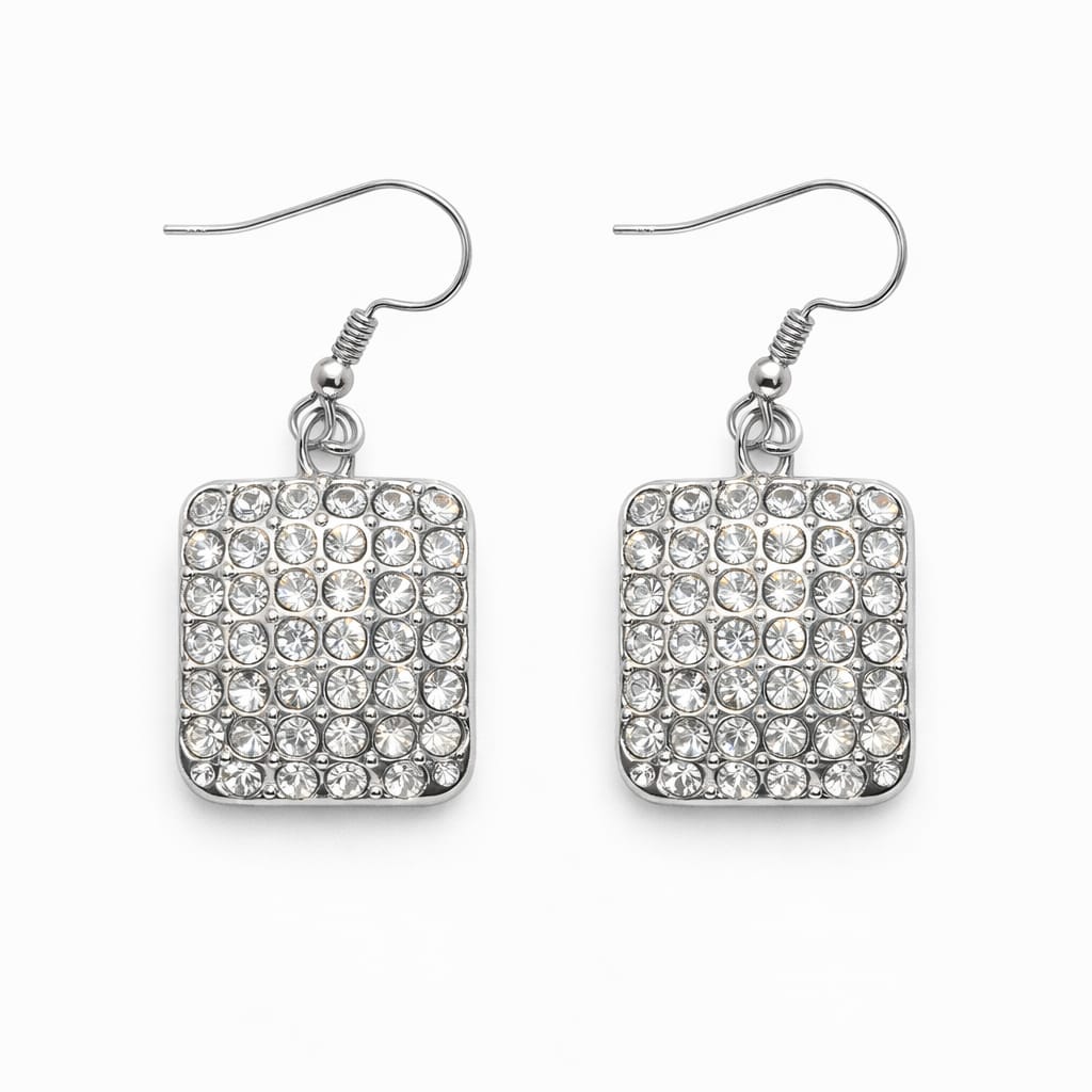 Aretes Colgates con cristales