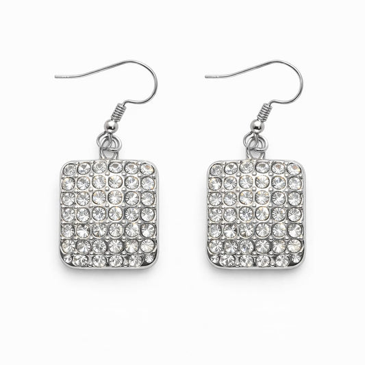 Aretes Colgates con cristales