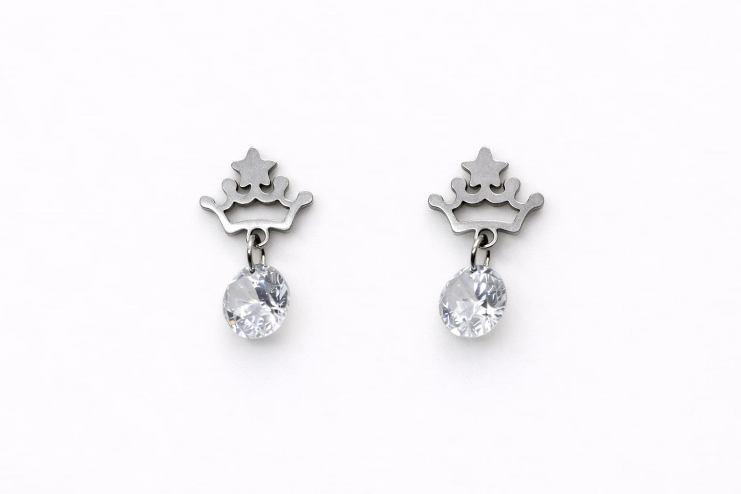 Pendientes con forma de corona