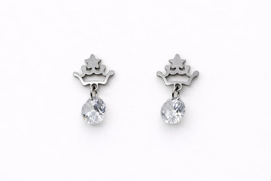 Pendientes con forma de corona